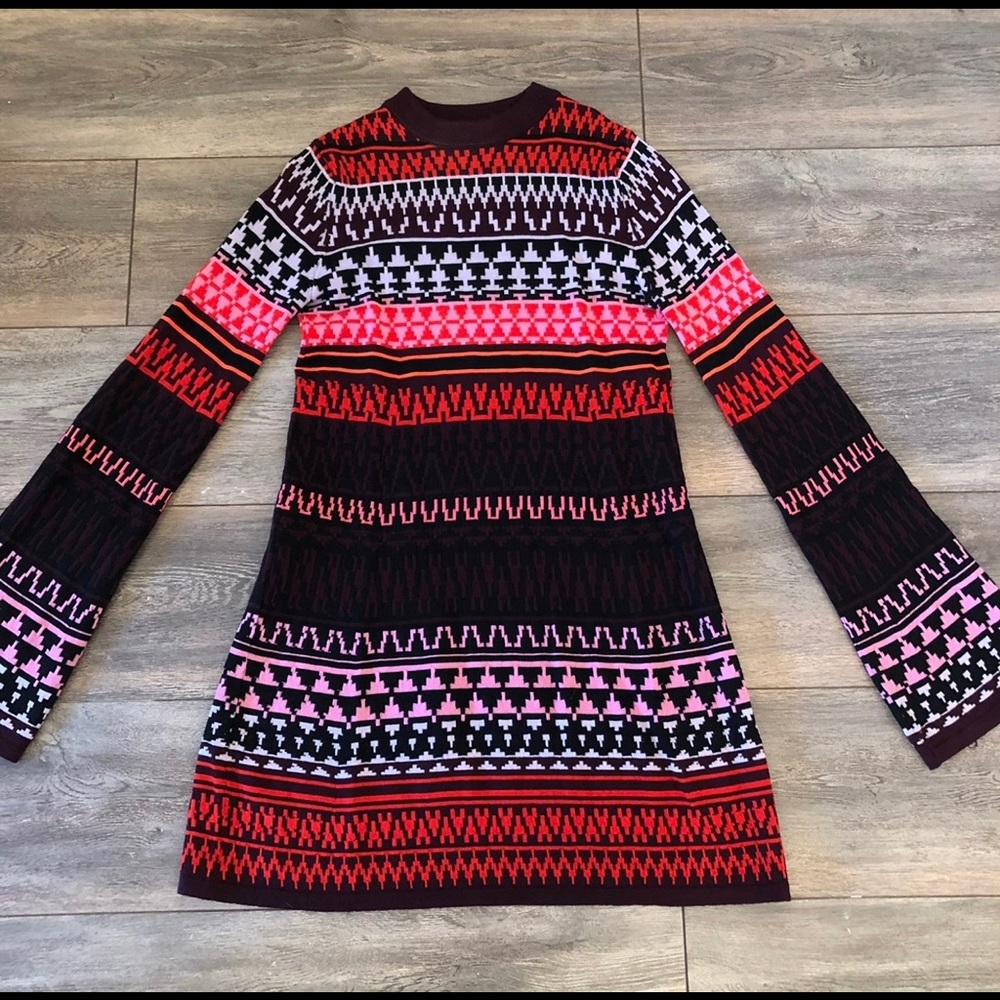 McQ Alexander McQueen Knit Retro Dress XS